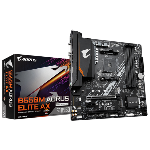 Материнская плата/ B550M AORUS ELITE AX