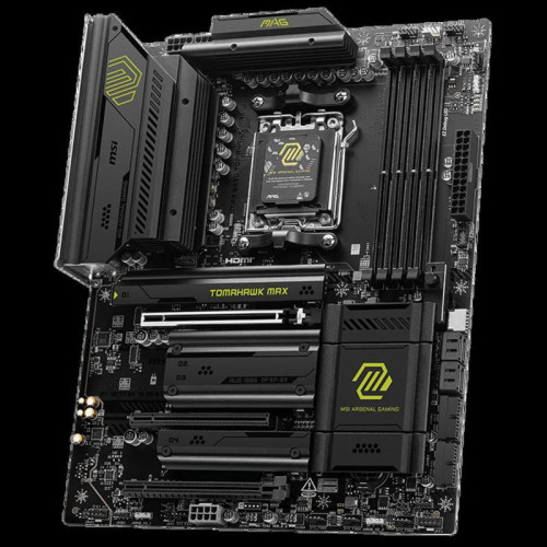 Материнская плата MSI MAG B850 TOMAHAWK MAX WIFI  SocketAM5 AMD B850 4xDDR5 ATX AC`97 8ch(7.1) 5Gigabit RAID+HDMI