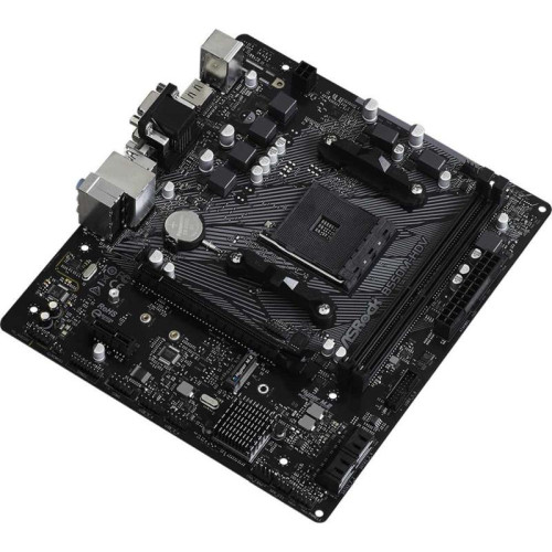 Материнская плата Asrock B550M-HDV Soc-AM4 AMD B550 2xDDR4 mATX AC`97 8ch(7.1) GbLAN RAID+VGA+DVI+HDMI [B550M-HDV]