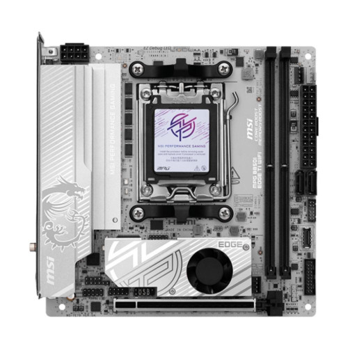 Материнская плата MSI MPG B850I EDGE TI WIFI SocketAM5 AMD B850 2xDDR5 mini-ITX AC`97 8ch(7.1) 5Gigabit RAID+HDMI Материнская плата MSI MPG B850I EDGE TI WIFI SocketAM5 AMD B850 2xDDR5 mini-ITX AC`97 8ch(7.1) 5Gigabit RAID+HDMI