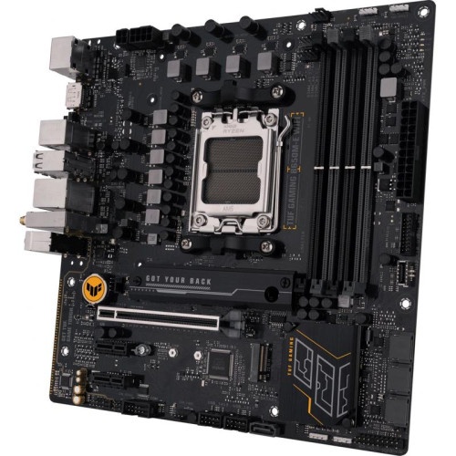 Материнская плата ASUS TUF GAMING B650M-E WIFI SocketAM5 AMD B650 4xDDR5 mATX AC`97 8ch(7.1) 2.5Gg RAID+HDMI+DP [TUF GAMING B650M-E WIFI]