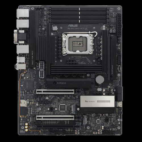 Материнская плата ASUS PRO WS Z890-ACE SE LGA1851 ATX 4хDDR5 3xPCIEx16 4xM.2 Thunderbolt USB-C HDMI 2.5GLAN 10GLAN
