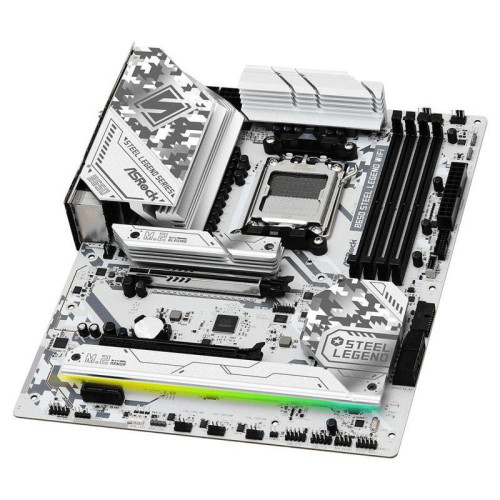 Материнская плата ASRock B650 STEEL LEGEND WIFI, RTL Материнская плата ASRock B650 STEEL LEGEND WIFI, RTL