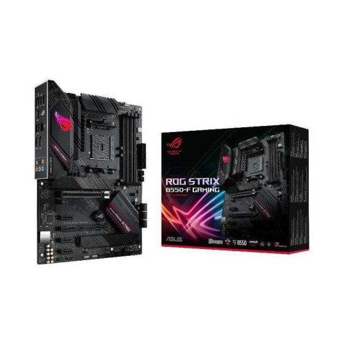 Материнская плата ASUS ROG STRIX B550-F GAMING Soc-AM4 AMD B550 4xDDR4 ATX AC`97 8ch(7.1) 2.5Gg RAID+HDMI+DP [ROG STRIX B550-F GAMING]