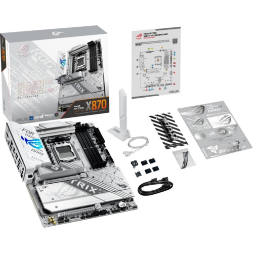 Материнская плата ASUS ROG STRIX X870-A GAMING WIFI SocketAM5 AMD X870 4xDDR5 ATX AC`97 8ch(7.1) 2.5Gg RAID+HDMI+DP [ROG STRIX X870-A GAMING WIFI]