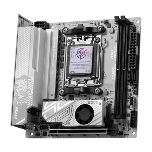 Материнская плата MSI MPG B850I EDGE TI WIFI SocketAM5 AMD B850 2xDDR5 mini-ITX AC`97 8ch(7.1) 5Gigabit RAID+HDMI Материнская плата MSI MPG B850I EDGE TI WIFI SocketAM5 AMD B850 2xDDR5 mini-ITX AC`97 8ch(7.1) 5Gigabit RAID+HDMI