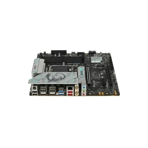 Материнская плата MB MSI INTEL B760 s1700, 4xDDR5(256GB), 2xHDMI 2.1/2xDP, 2xPCIe 4.0x16, 1xPCIe 3.0, 1xLAN (2.5GbE), Wi-Fi, BT, 4xSATA 6Gb/s, 2xM.2, 4xUSB 3.2, 2xUSB 2.0, 1xPS/2, mATX