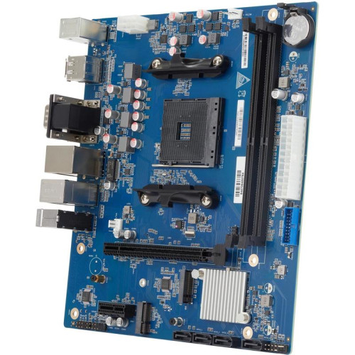Материнская плата IRU A520M-VHDi/M.2 Soc-AM4 AMD A520 2xDDR4 mATX AC`97 6ch(5.1) GbLAN+VGA+HDMI+DP