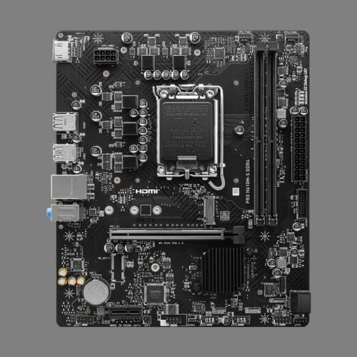 Материнская плата MSI PRO H610M-S DDR4 Soc-1700 Intel H610 2xDDR4 mATX AC`97 8ch(7.1) GbLAN+HDMI