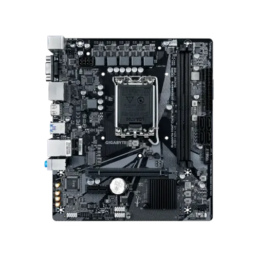 Материнская плата MB GIGABYTE INTEL H610 s1700, 2xDDR5(64GB), D-SUB/HDMI 2.1/2xDP, 1xPCIe 4.0x16, 1xPCIe 3.0, 1xLAN, 4xSATA 6Gb/s, 1xM.2, 2xUSB 3.2, 4xUSB 2.0, 1xPS/2, mATX