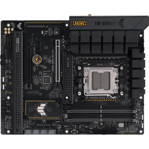Материнская плата ASUS TUF GAMING B650-PLUS WIFI SocketAM5 AMD B650 4xDDR5 ATX AC`97 8ch(7.1) 2.5Gg RAID+HDMI+DP [TUF GAMING B650-PLUS WIFI]
