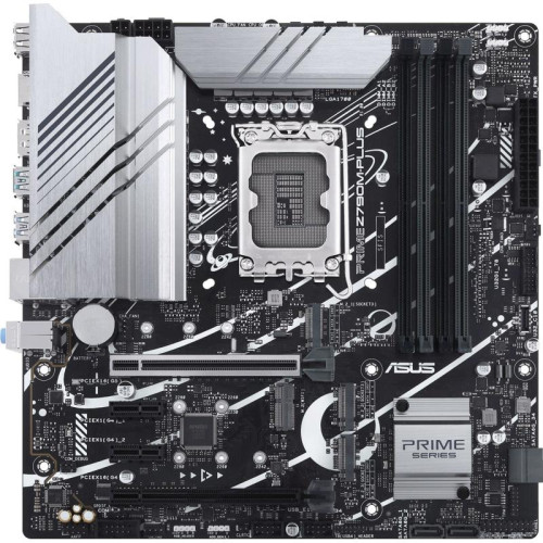 Материнская плата ASUS PRIME Z790M-PLUS Soc-1700 Intel Z790 4xDDR5 mATX AC`97 8ch(7.1) GbLAN RAID+HDMI+DP [PRIME Z790M-PLUS]