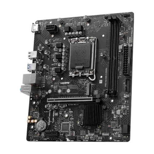 Материнская плата MSI PRO H610M-S DDR4 Soc-1700 Intel H610 2xDDR4 mATX AC`97 8ch(7.1) GbLAN+HDMI