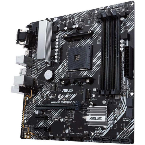 Материнская плата ASUS PRIME B450M-A II Soc-AM4 AMD B450 4xDDR4 mATX AC`97 8ch(7.1) GbLAN RAID+VGA+DVI+HDMI [PRIME B450M-A II]