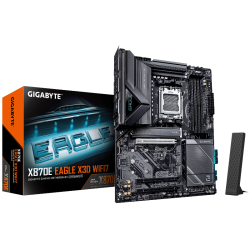 Материнская плата Gigabyte X870E EAGLE X WF7 Socket AM5 AMD X870E 4xDDR5 ATX AC`97 8ch(7.1) 5Gigabit RAID+HDMI