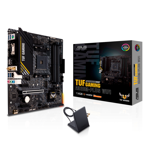 Материнская плата/ TUF GAMING A520M-PLUS WIFI