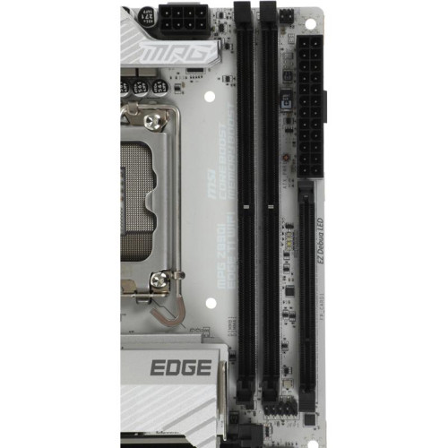 Материнская плата MSI MPG Z890I EDGE TI WIFI Soc-1851 Intel Z890 2xDDR5 mini-ITX AC`97 8ch(7.1) 5Gigabit RAID+HDMI