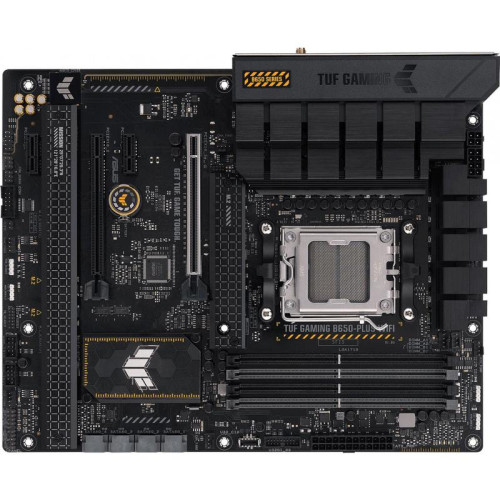 Материнская плата ASUS TUF GAMING B650-PLUS WIFI SocketAM5 AMD B650 4xDDR5 ATX AC`97 8ch(7.1) 2.5Gg RAID+HDMI+DP [TUF GAMING B650-PLUS WIFI]