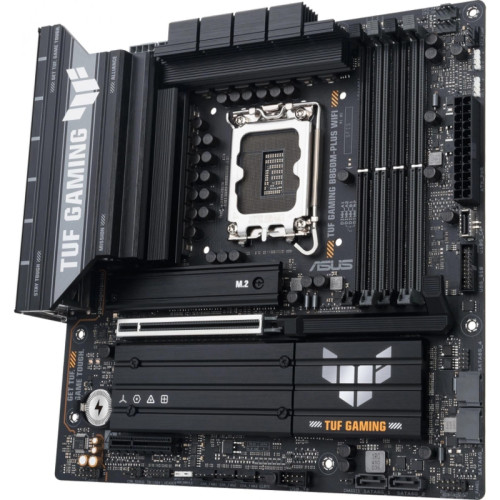 Материнская плата Asus TUF GAMING B860M-PLUS WIFI Soc-1851 Intel B860 4xDDR5 mATX AC`97 8ch(7.1) 2.5Gg RAID+HDMI+DP Материнская плата Asus TUF GAMING B860M-PLUS WIFI Soc-1851 Intel B860 4xDDR5 mATX AC`97 8ch(7.1) 2.5Gg RAID+HDMI+DP