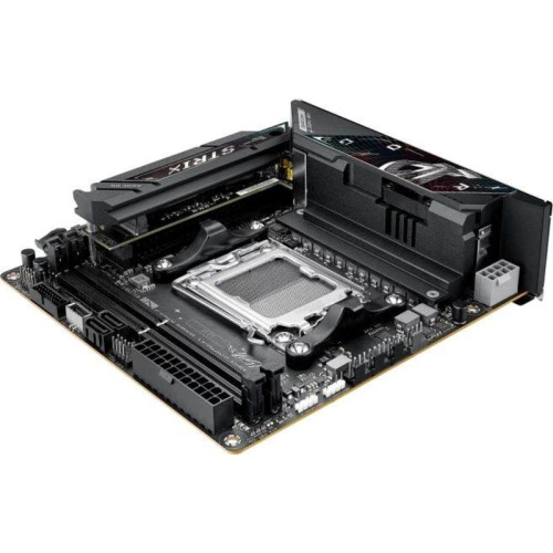 Материнская плата Asus ROG STRIX B850-I GAMING WIFI SocketAM5 AMD B850 2xDDR5 mini-ITX AC`97 8ch(7.1) 2.5Gg RAID+HDMI Материнская плата Asus ROG STRIX B850-I GAMING WIFI SocketAM5 AMD B850 2xDDR5 mini-ITX AC`97 8ch(7.1) 2.5Gg RAID+HDMI