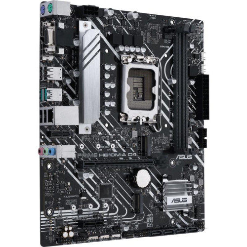 Материнская плата ASUS PRIME H610M-A D4-CSM Soc-1700 Intel H610 2xDDR4 mATX AC`97 8ch(7.1) GbLAN+VGA+HDMI+DP [PRIME H610M-A D4-CSM]