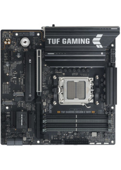 Материнская плата Asus TUF GAMING B850M-E WIFI SocketAM5 AMD B850 4xDDR5 mATX AC`97 8ch(7.1) 2.5Gg RAID+HDMI+DP