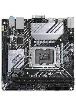 Материнская плата ASUS PRIME H610I-PLUS D4-CSM Soc-1700 Intel H610 2xDDR4 mini-ITX AC`97 8ch(7.1) GbLAN+VGA+HDMI+DP [PRIME H610I-PLUS D4-CSM]
