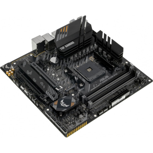 Материнская плата ASUS TUF GAMING B550M-PLUS Soc-AM4 AMD B550 4xDDR4 mATX AC`97 8ch(7.1) 2.5Gg RAID+HDMI+DP [TUF GAMING B550M-PLUS]