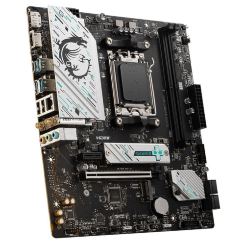 Материнская плата MSI B650M GAMING WIFI B650, AM5, 2*DDR5, 1*PCIEx16, 1*PCIEx1, 2*M.2, 1*TypeC, 7*USB3.2Gen1, 6*USB2.0, 4*SATA3.0, 2.5G, DP, HDMI, M-ATX, RTL Материнская плата MSI B650M GAMING WIFI B650, AM5, 2*DDR5, 1*PCIEx16, 1*PCIEx1, 2*M.2, 1*TypeC, 7*USB3.2Gen1, 6*USB2.0, 4*SATA3.0, 2.5G, DP, HDMI, M-ATX, RTL