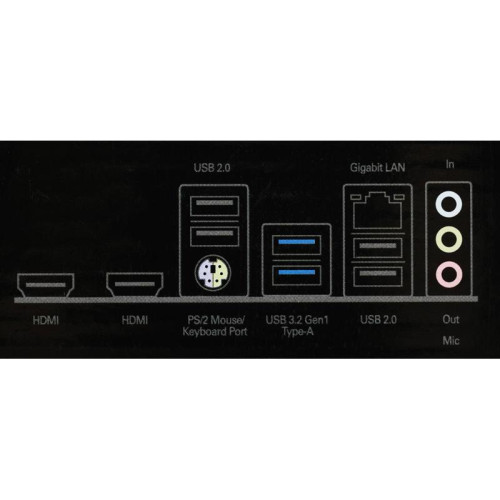 Материнская плата Asrock H610M-H2/M.2 D5 Soc-1700 Intel H610 2xDDR5 mATX AC`97 8ch(7.1) GbLAN+HDMI [H610M-H2/M.2 D5]