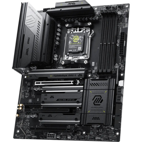 Материнская плата MSI MAG B850 TOMAHAWK MAX WIFI II Socket AM5 AMD B850 4xDDR5 ATX AC`97 8ch(7.1) 5Gigabit RAID+HDMI Материнская плата MSI MAG B850 TOMAHAWK MAX WIFI II Socket AM5 AMD B850 4xDDR5 ATX AC`97 8ch(7.1) 5Gigabit RAID+HDMI