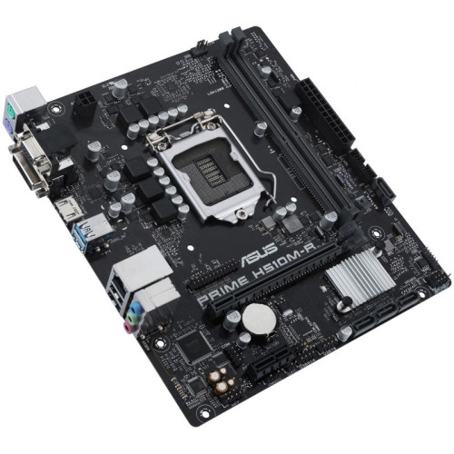 Материнская плата Asus PRIME H510M-R-SI Soc-1200 Intel H510 2xDDR4 mATX AC`97 8ch(7.1) GbLAN+VGA+DVI+HDMI White Box