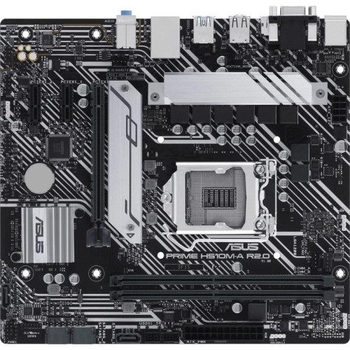 Материнская плата ASUS PRIME H510M-A R2.0 Soc-1200 Intel H470 2xDDR4 mATX AC`97 8ch(7.1) GbLAN+VGA+HDMI+DP [PRIME H510M-A R2.0]