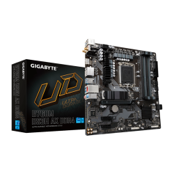 Материнская плата MB GIGABYTE INTEL B760 s1700, 4xDDR4(128GB), HDMI 2.0/2xDP, 1xPCIe 4.0x16, 2xPCIe 3.0, 1xLAN (2.5GbE), Wi-Fi, BT, 4xSATA 6Gb/s, 2xM.2, 1xUSB-C, 3xUSB 3.2, 2xUSB 2.0, mATX