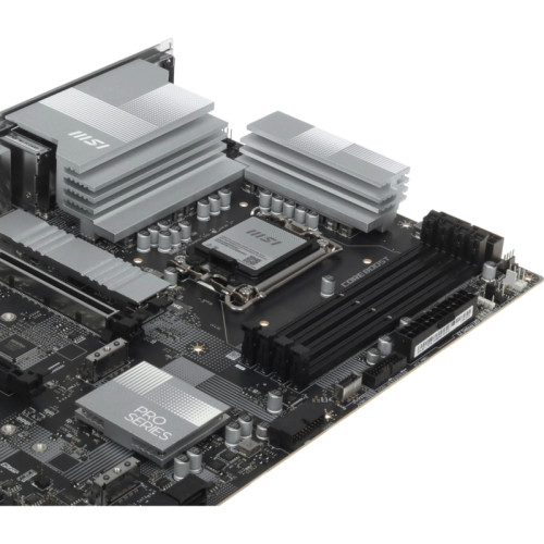 Материнская плата MSI PRO Z890-P WIFI6E Z890, LGA1851, 4*DDR5, 3*PCIEx16, 1*PCIEx1, 4*M.2, 2*TypeC, 1*USB3.2 Gen2, 6*USB3.2 Gen1, 8*USB2.0, 4*SATA3, 5G, DP, HDMI, ATX, RTL