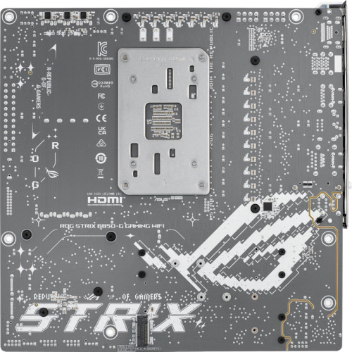Материнская плата Asus ROG STRIX B850-G GAMING WIFI SocketAM5 AMD B850 4xDDR5 mATX AC`97 8ch(7.1) 2.5Gg RAID+HDMI+DP