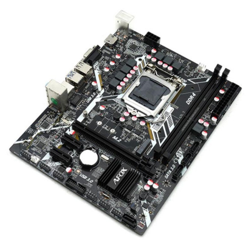 Материнская плата Afox IH410D4-MA5-V4 LGA1200 mATX 2xDDR4 PCIEx16 2xPCIEx1 M.2 HDMI VGA