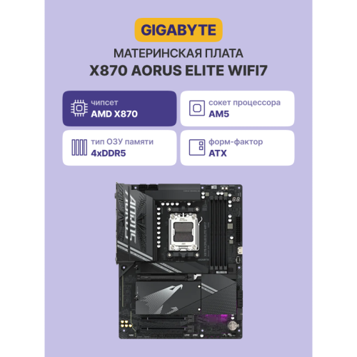 Материнская плата/ X870 A ELITE WIFI7