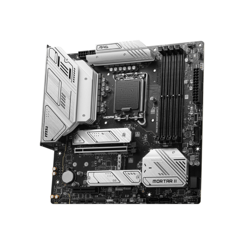 Материнская плата MB MSI INTEL B760 s1700, 4xDDR5(256GB), HDMI 2.1/DP, 1xPCIe 5.0x16, 1xPCIe 3.0x4, 1xLAN (2.5GbE), Wi-Fi, BT, 4xSATA 6Gb/s, 3xM.2, 1xUSB-C, 3xUSB 3.2, 4xUSB 2.0, mATX
