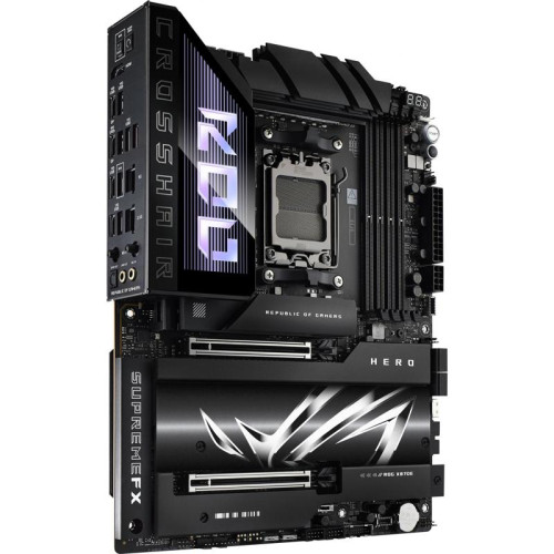 Материнская плата ASUS ROG CROSSHAIR X870E HERO SocketAM5 AMD X870 4xDDR5 ATX AC`97 8ch(7.1) 5Gigabit + 2.5Gigabit Ethernet RAID+HDMI [ROG CROSSHAIR X870E HERO]
