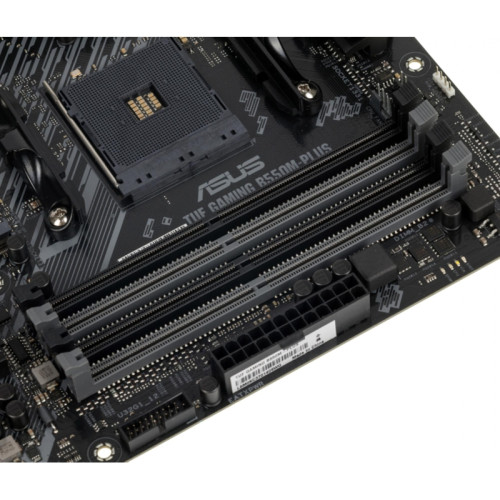 Материнская плата ASUS TUF GAMING B550M-PLUS Soc-AM4 AMD B550 4xDDR4 mATX AC`97 8ch(7.1) 2.5Gg RAID+HDMI+DP [TUF GAMING B550M-PLUS]