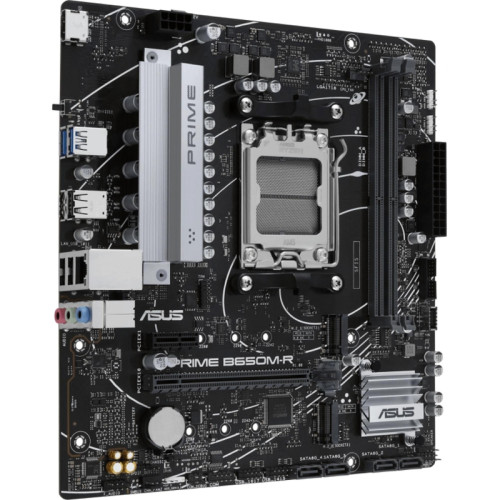 Материнская плата Asus PRIME B650M-R SocketAM5 AMD B650 2xDDR5 mATX AC`97 8ch(7.1) 2.5Gg RAID+HDMI