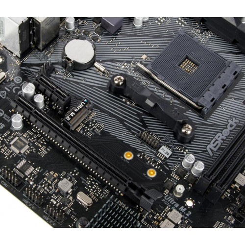 Материнская плата Asrock A520M-HVS Soc-AM4 AMD A520 2xDDR4 mATX AC`97 8ch(7.1) GbLAN RAID+VGA+HDMI [A520M-HVS]