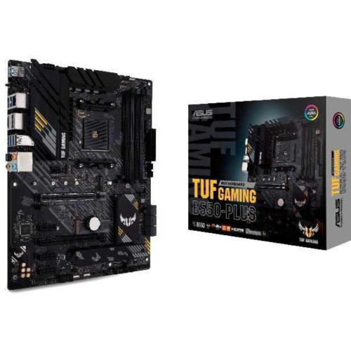 Материнская плата ASUS TUF GAMING B550-PLUS Soc-AM4 AMD B550 4xDDR4 ATX AC`97 8ch(7.1) 2.5Gg RAID+HDMI+DP [TUF GAMING B550-PLUS]