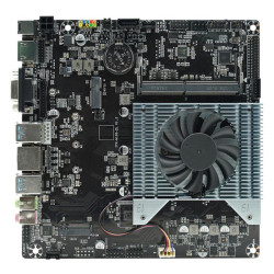 Материнская плата Afox AFMIN100-1L-V2 N100 mini-ITX DDR4 miniPCIEx M.2 HDMI VGA