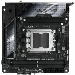 Материнская плата ASUS ROG STRIX X670E-I GAMING WIFI SocketAM5 AMD X670 2xDDR5 mini-ITX AC`97 8ch(7.1) 2.5Gg RAID+HDMI [ROG STRIX X670E-I GAMING WIFI]
