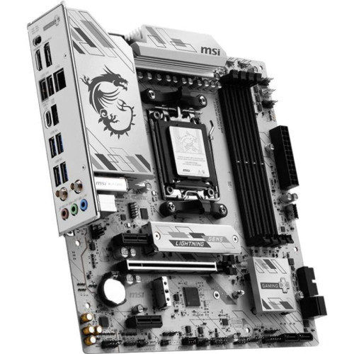 Материнская плата MSI B850M GAMING PLUS WIFI6E SocketAM5 AMD B850 4xDDR5 mATX AC`97 8ch(7.1) 2.5Gg RAID+HDMI+DP Материнская плата MSI B850M GAMING PLUS WIFI6E SocketAM5 AMD B850 4xDDR5 mATX AC`97 8ch(7.1) 2.5Gg RAID+HDMI+DP