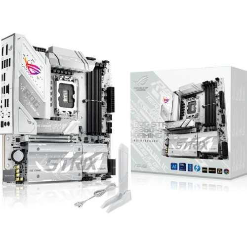 Материнская плата Asus ROG STRIX B860-G GAMING WIFI Soc-1851 Intel B860 4xDDR5 mATX AC`97 8ch(7.1) 2.5Gg RAID+HDMI+DP