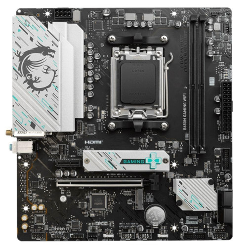 Материнская плата MSI B650M GAMING WIFI B650, AM5, 2*DDR5, 1*PCIEx16, 1*PCIEx1, 2*M.2, 1*TypeC, 7*USB3.2Gen1, 6*USB2.0, 4*SATA3.0, 2.5G, DP, HDMI, M-ATX, RTL Материнская плата MSI B650M GAMING WIFI B650, AM5, 2*DDR5, 1*PCIEx16, 1*PCIEx1, 2*M.2, 1*TypeC, 7*USB3.2Gen1, 6*USB2.0, 4*SATA3.0, 2.5G, DP, HDMI, M-ATX, RTL