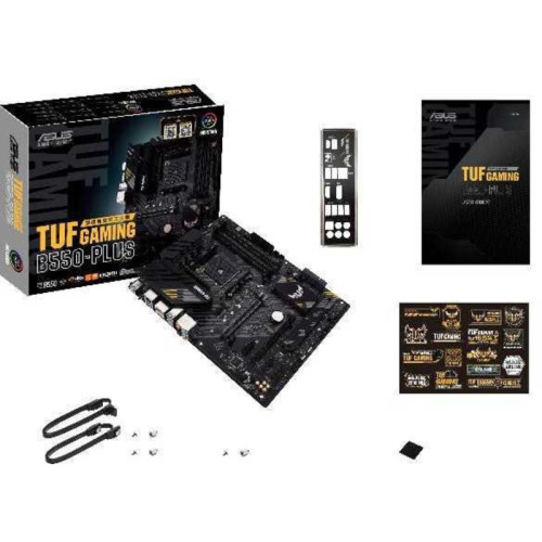 Материнская плата ASUS TUF GAMING B550-PLUS Soc-AM4 AMD B550 4xDDR4 ATX AC`97 8ch(7.1) 2.5Gg RAID+HDMI+DP [TUF GAMING B550-PLUS]